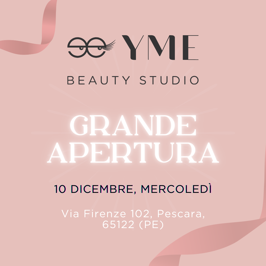 Mancano Solo 2 Giorni! YME Beauty Studio Apre il 10 Dicembre
